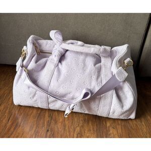 Stoney Clover Lane X Target Purple Heart Terry Cloth Duffel Bag